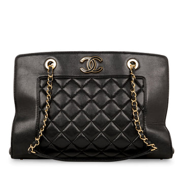 Chanel Quilted Shopper Tote