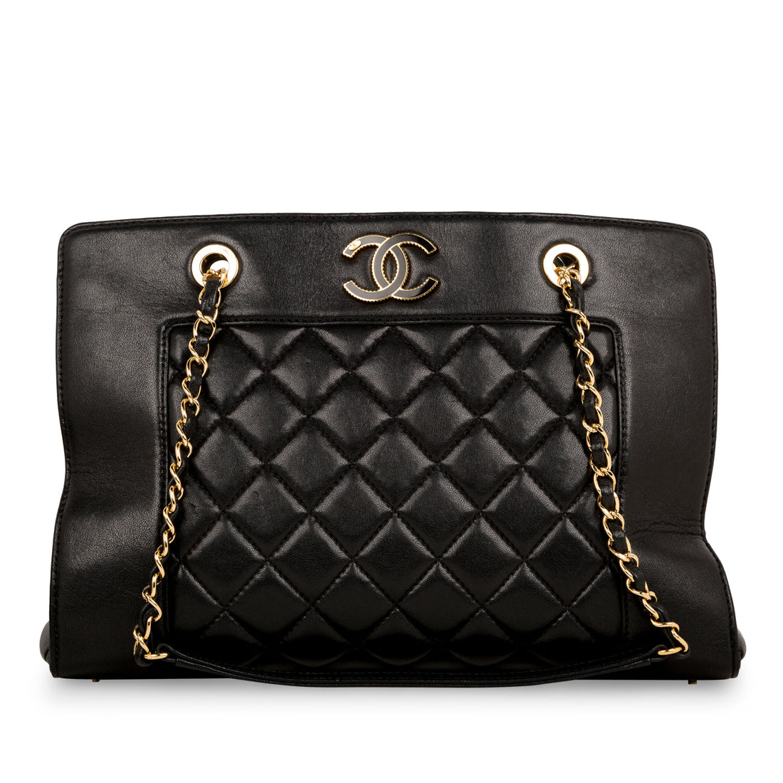 Chanel Quilted Shopper Tote