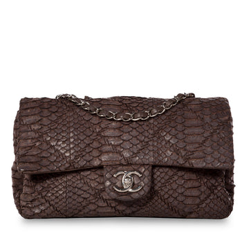 Chanel Classic Flap Bag Python