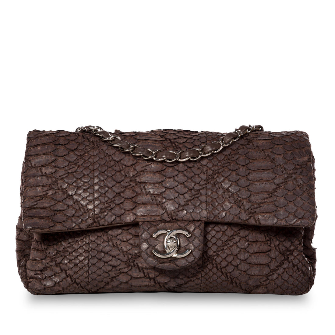 Chanel Classic Flap Bag Python