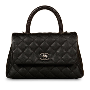 Chanel Coco Handle Small Lizard Handle