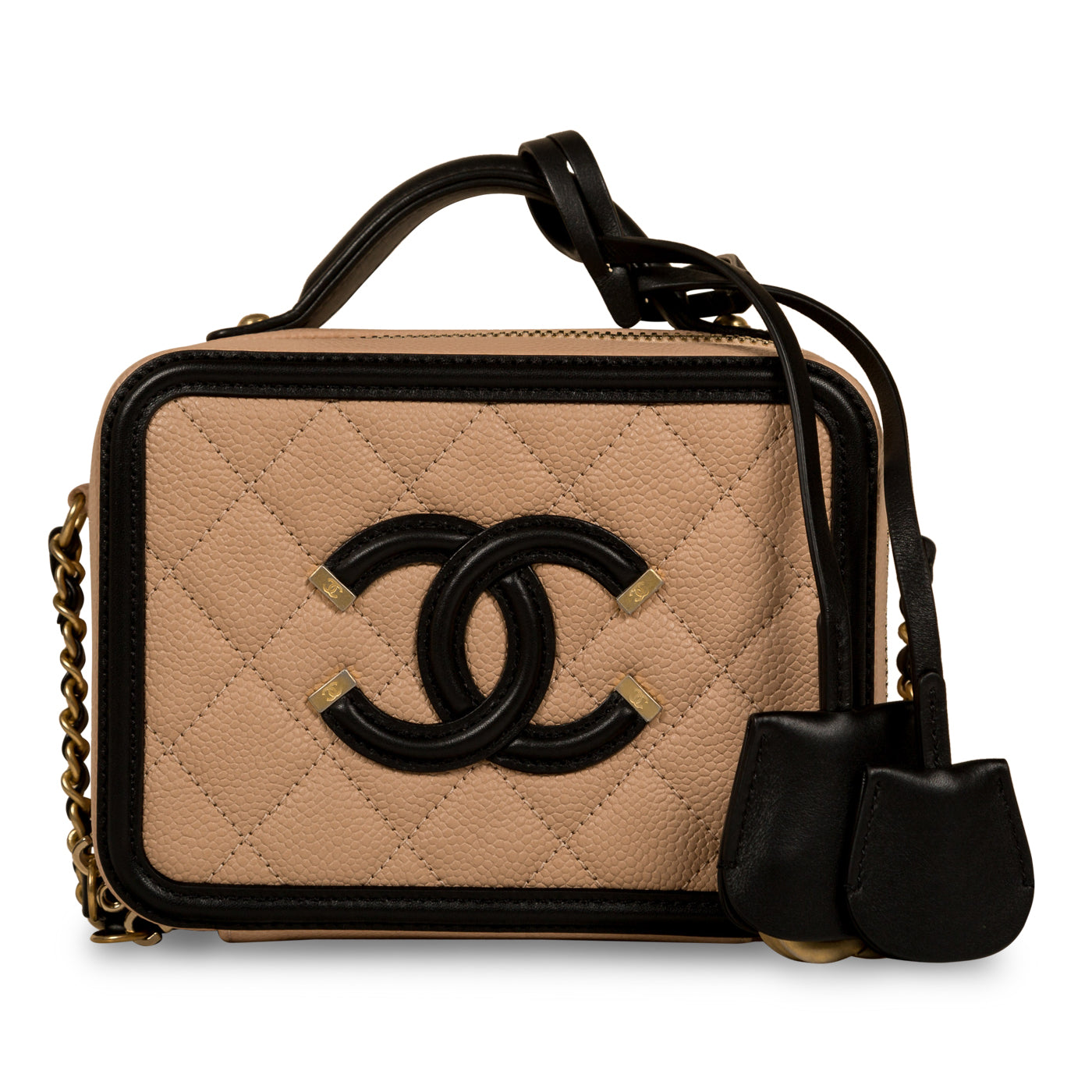 Chanel Filigree CC Vanity Case Small