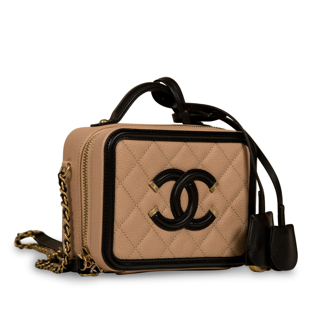 Chanel Filigree CC Vanity Case Small