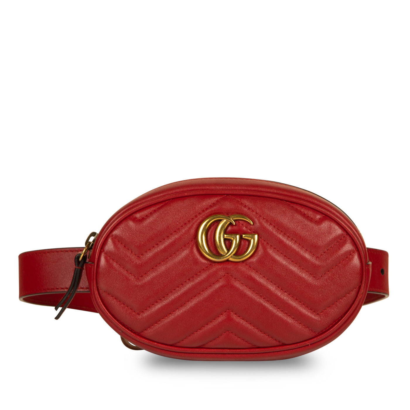 Gucci Marmont Belt Bag - Red