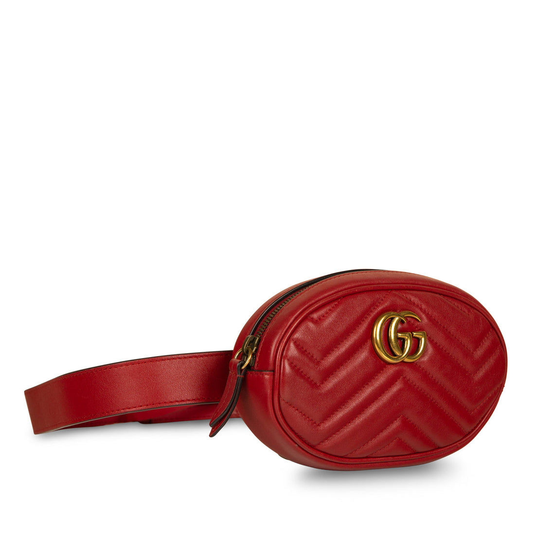 Gucci Marmont Belt Bag - Red