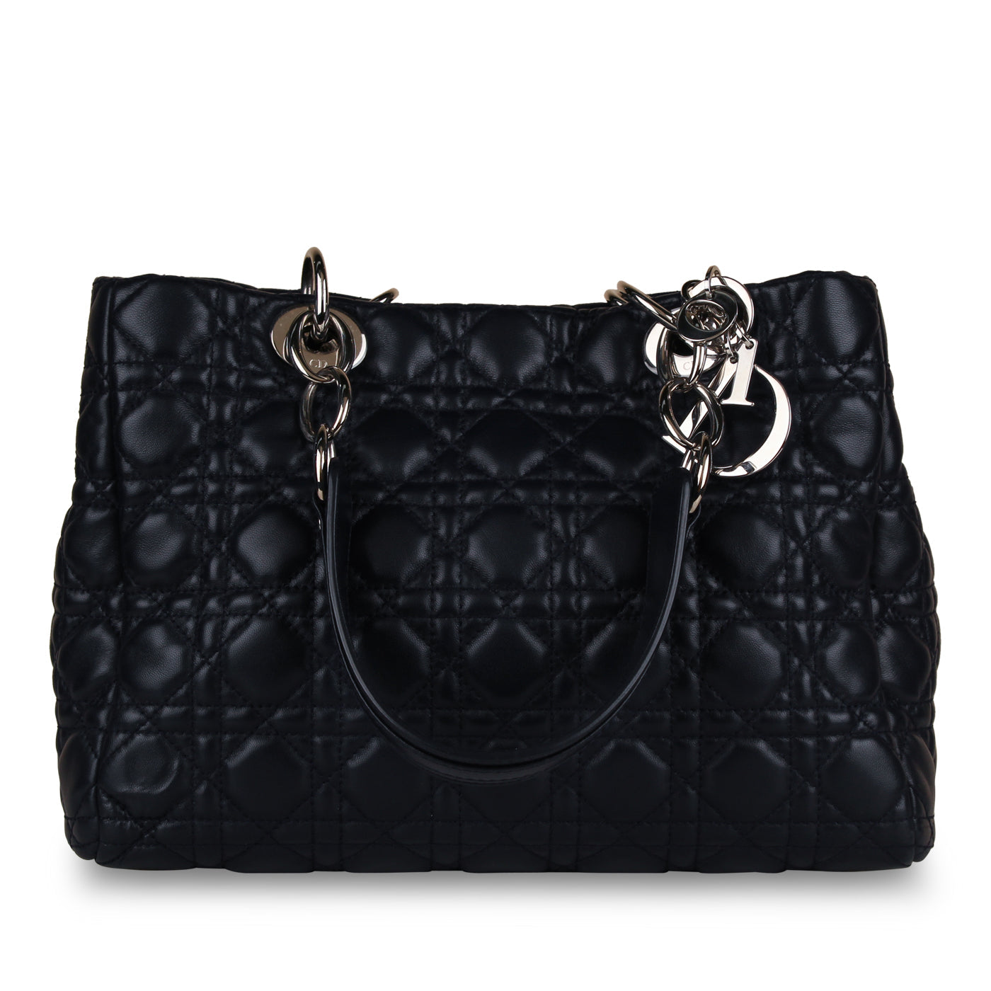 Christian Dior Lady Dior Tote Navy