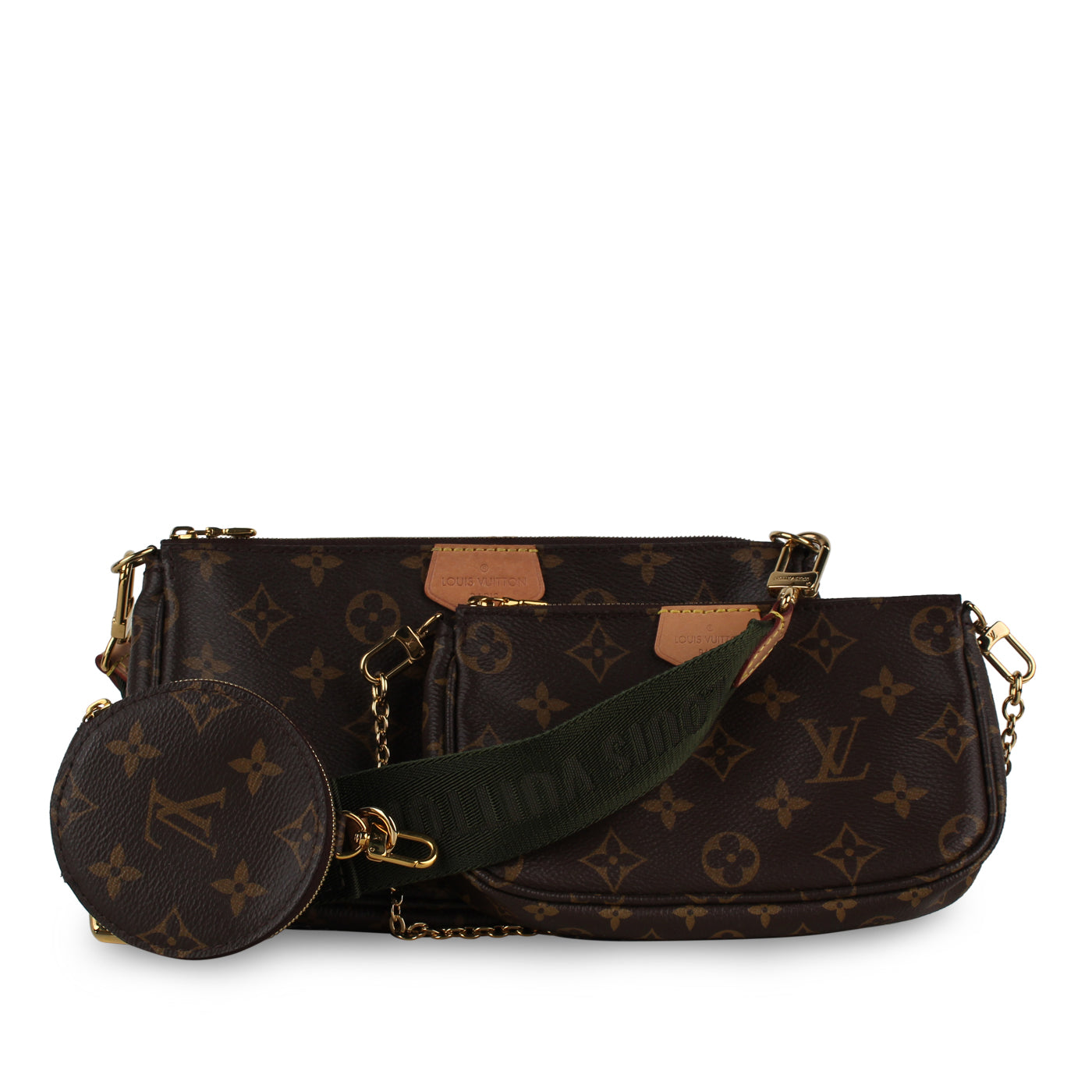 Louis Vuitton Multi Pochette Accessoires Khaki