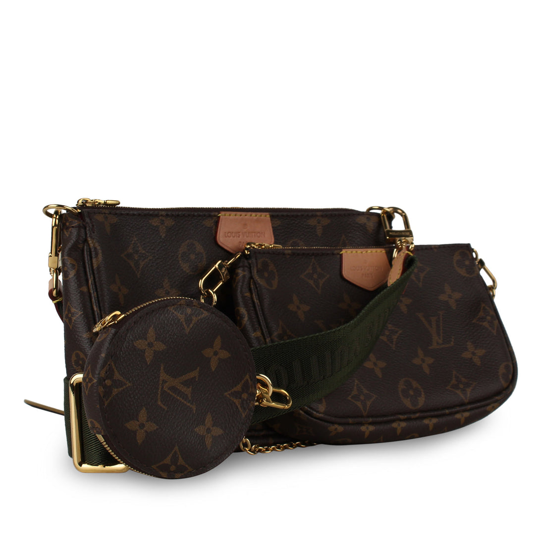 Louis Vuitton Multi Pochette Accessoires Khaki