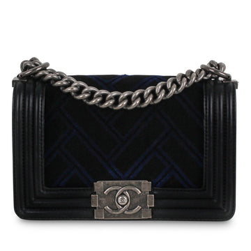 Chanel Small Boy Bag Velvet