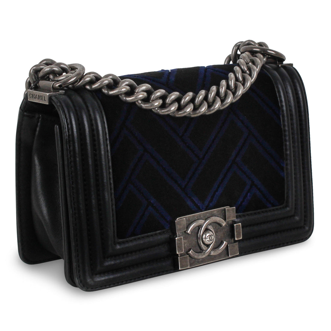 Chanel Small Boy Bag Velvet
