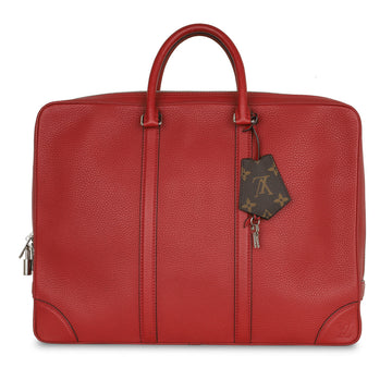 Louis Vuitton Porte Documents Voyage Red