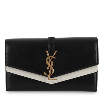 Yves Saint Laurent Bicolour Long Wallet