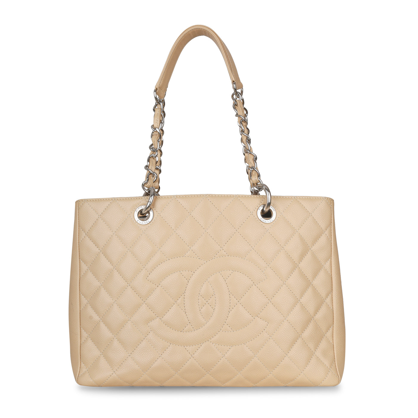 Chanel GST Beige Caviar