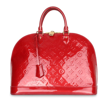 Louis Vuitton Alma GM Red Vernis