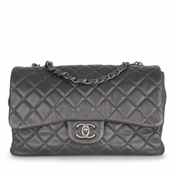 Chanel Jumbo Seasonal Flap Bag Grey