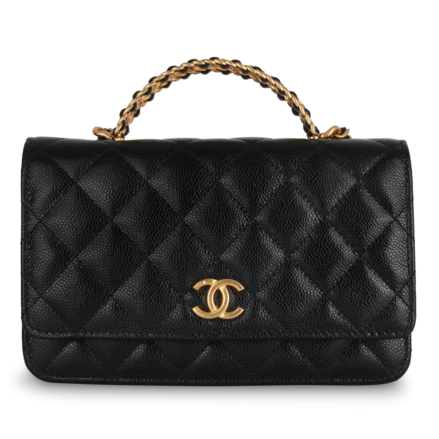 Chanel Top Handle Wallet on Chain