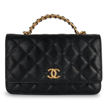Chanel Top Handle Wallet on Chain