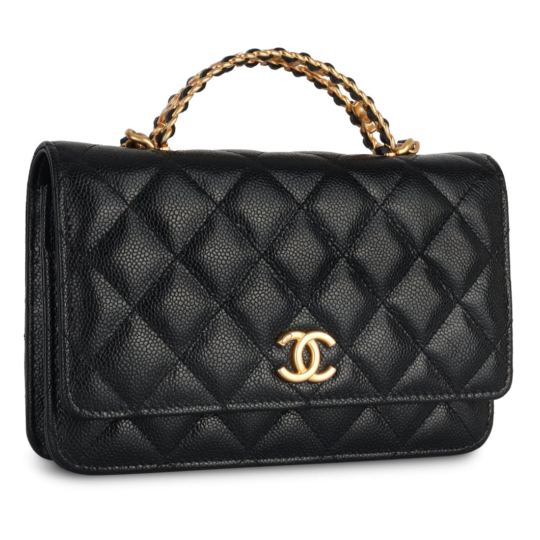 Chanel Top Handle Wallet on Chain