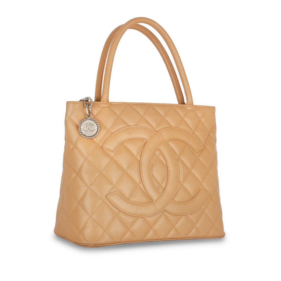 Chanel Medallion Tote Beige