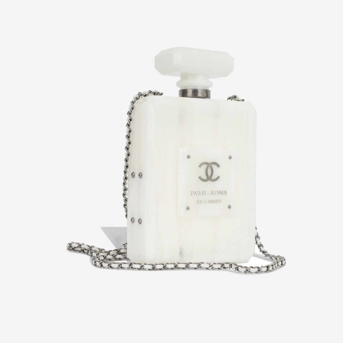Chanel Plexiglass Paris-Rome Minaudiere