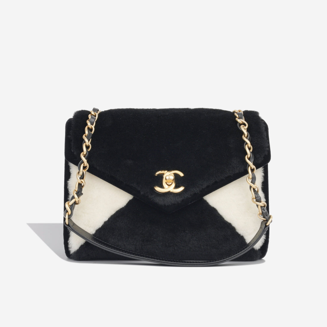 Chanel Small Envelope Flap Bag Shearling