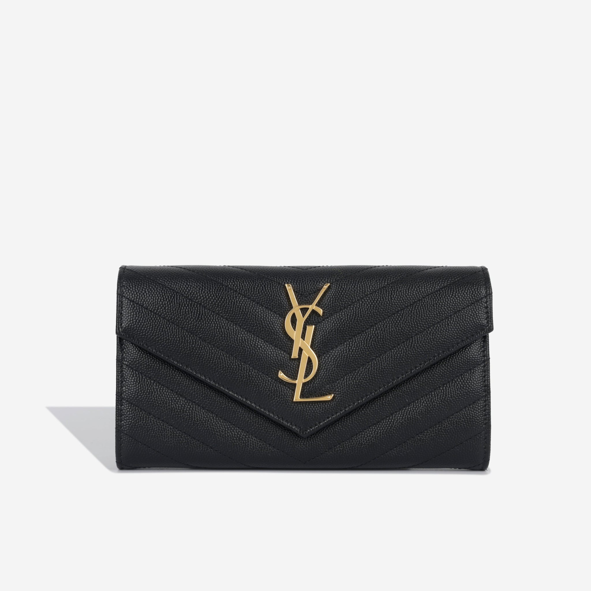 Yves Saint Laurent Cassandre Flap Wallet