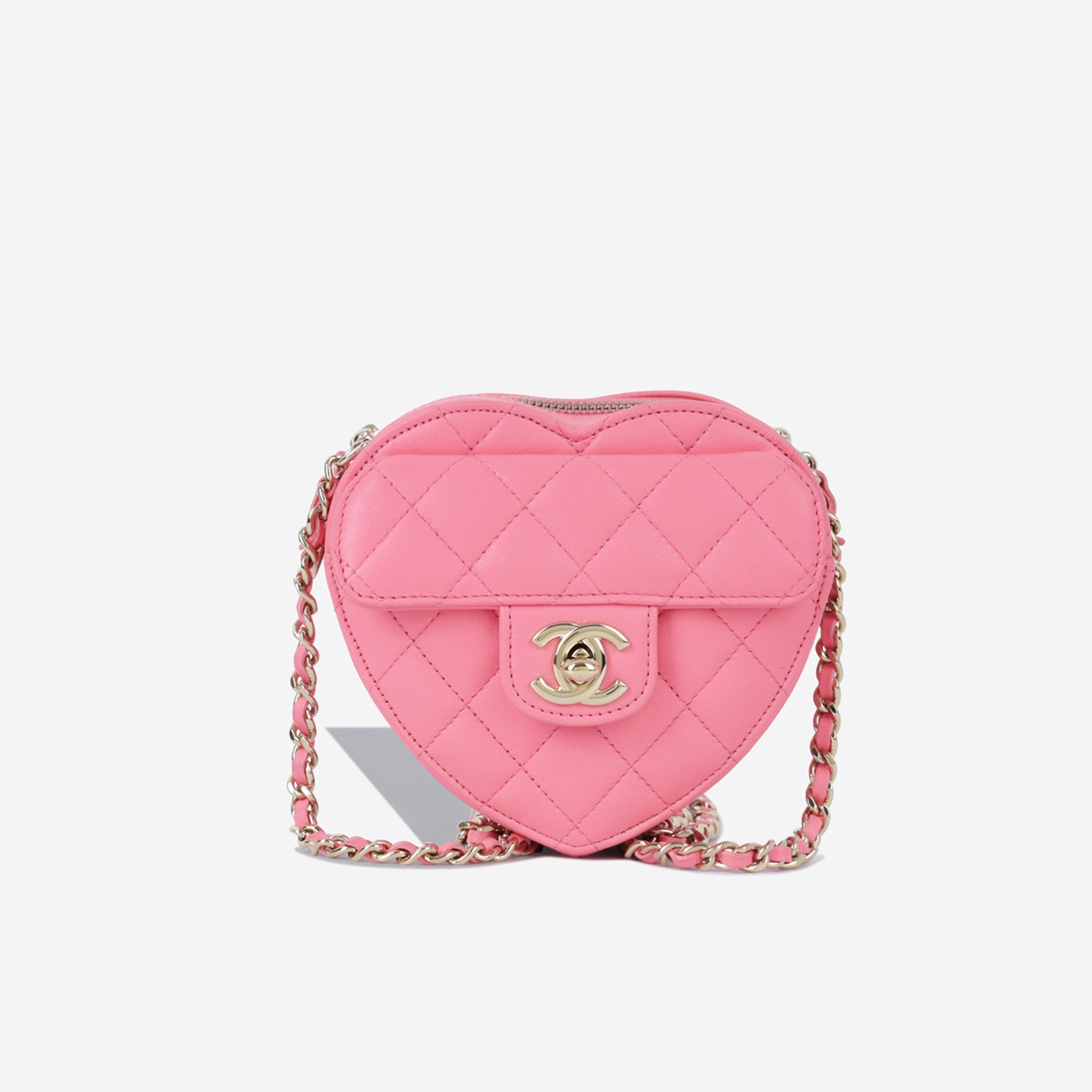 Chanel Small Heart Bag Pink