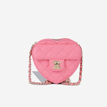 Chanel Small Heart Bag Pink