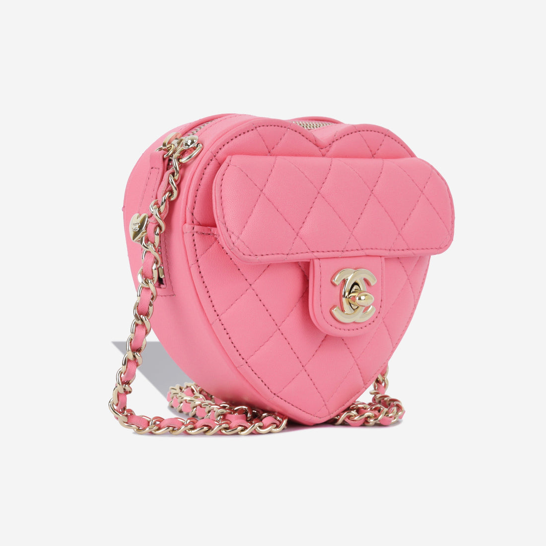 Chanel Small Heart Bag Pink