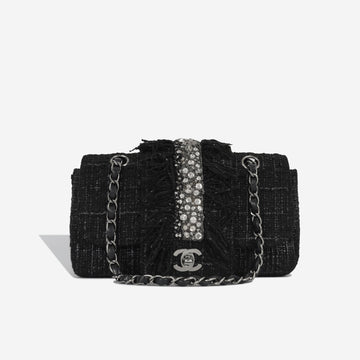Chanel 2006 Small Tweed Flap / Crystal Fringe