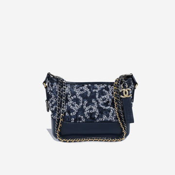 Chanel Small Gabrielle Logo Motif Sequin