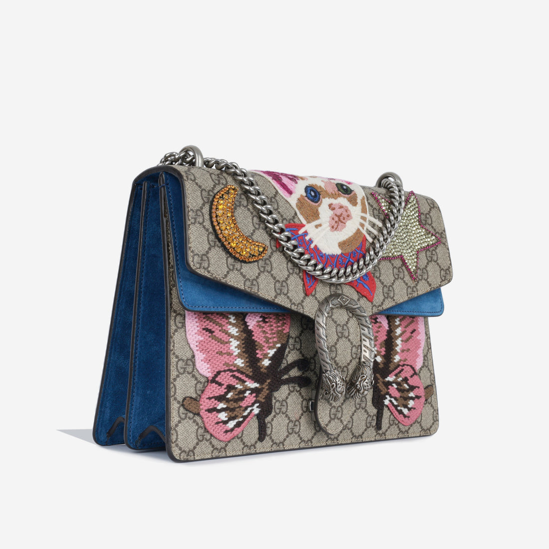 Gucci Dionysus Medium Embroidered GG Canvas