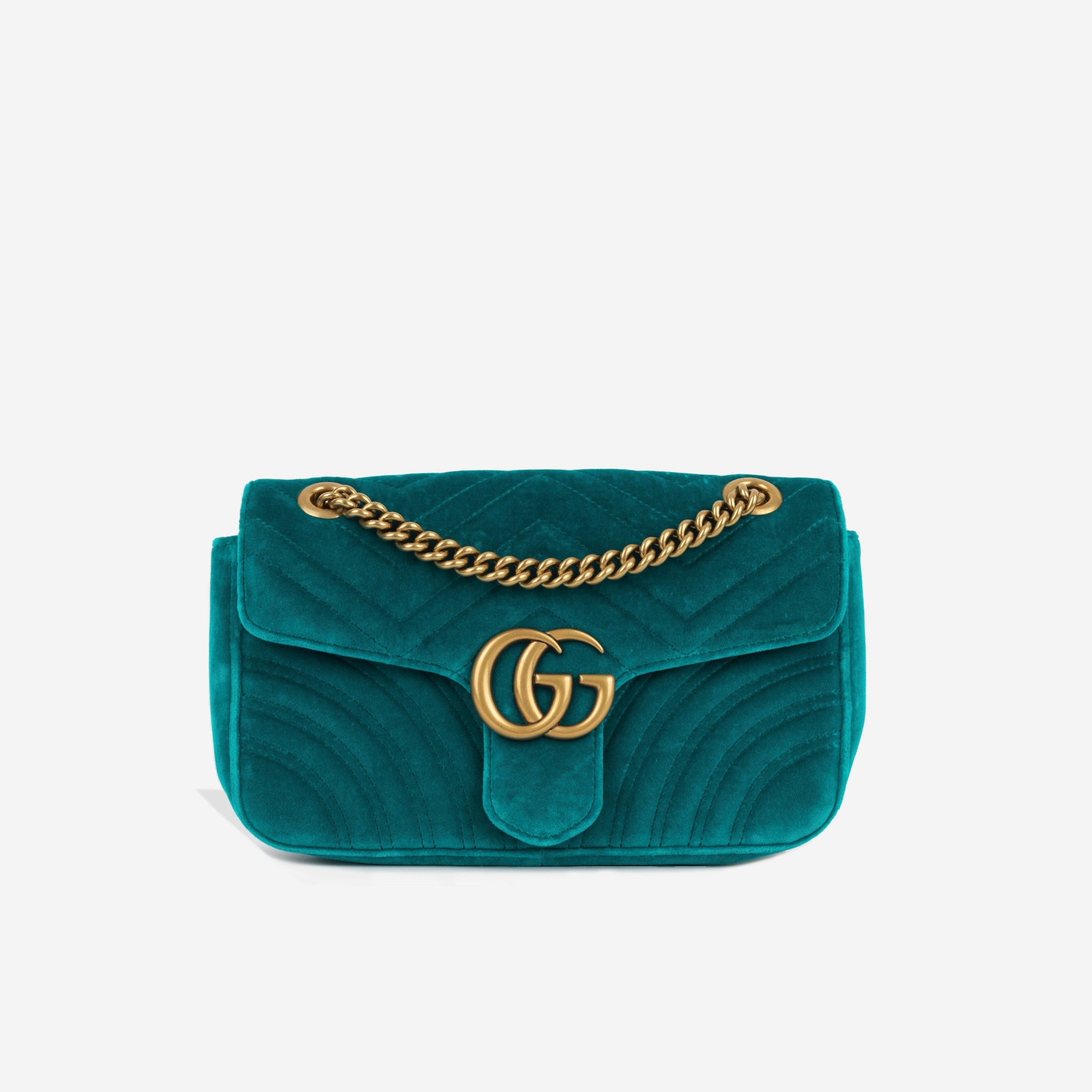 Gucci Small Marmont Bag - Velvet