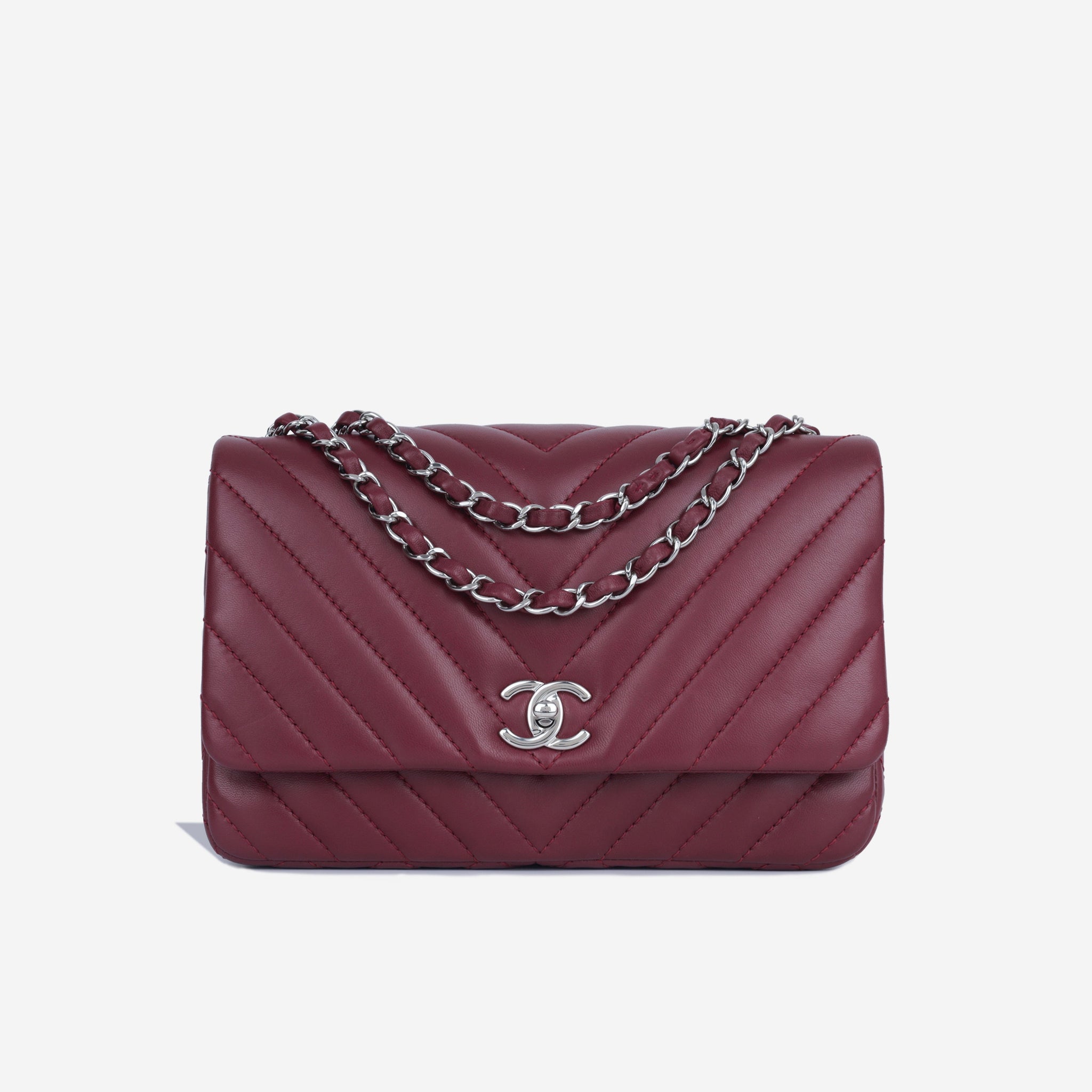 Chanel Chevron Statement Flap Bag
