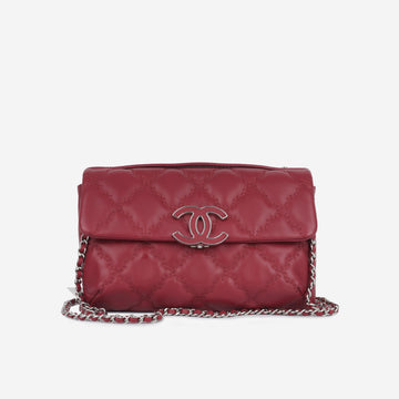 Chanel Double Stitch Hamptons Flap Bag