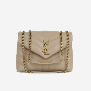 Yves Saint Laurent Small Loulou - Beige