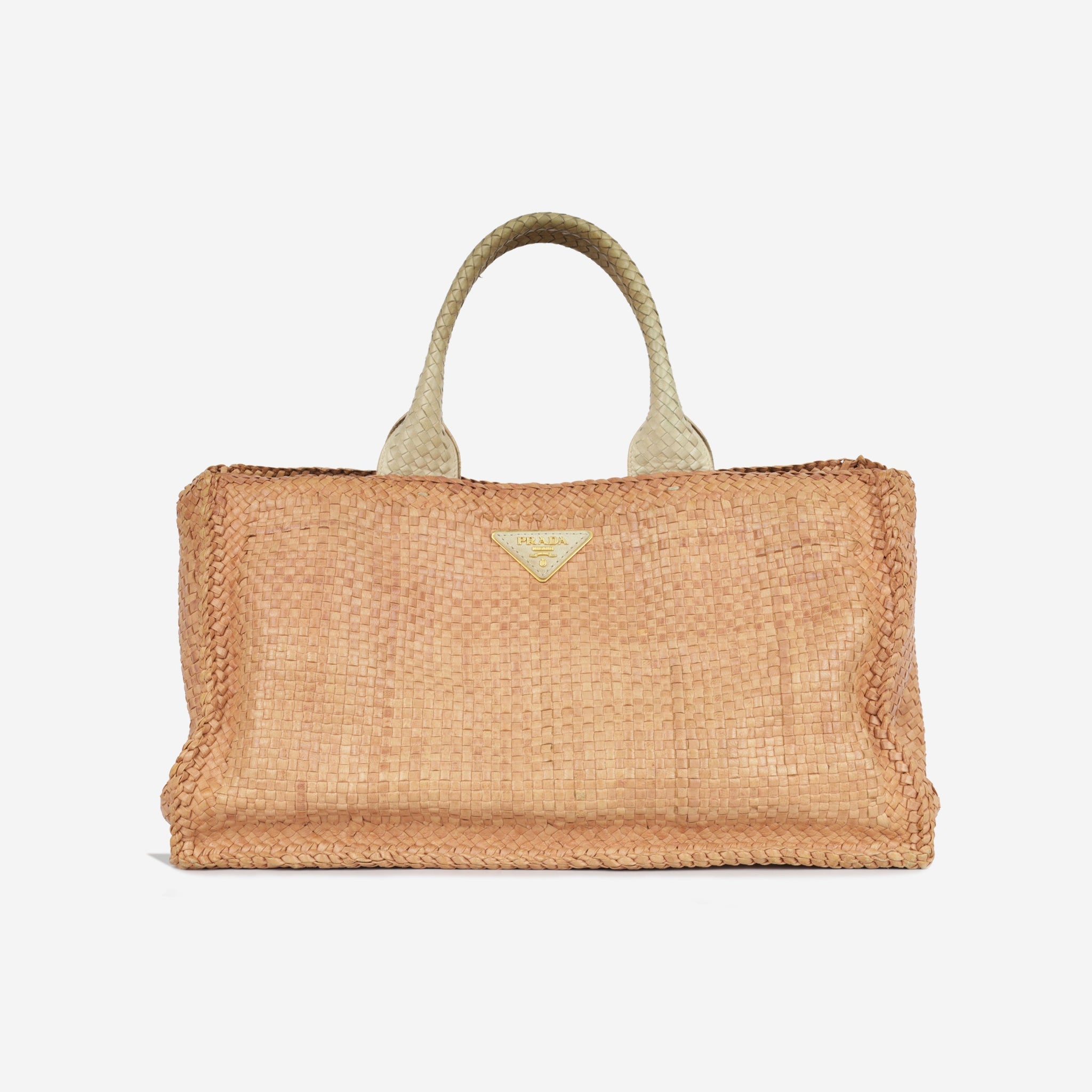 Prada Large Madras Tote