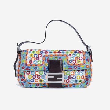 Fendi Vintage Mirror & Pearl Baguette