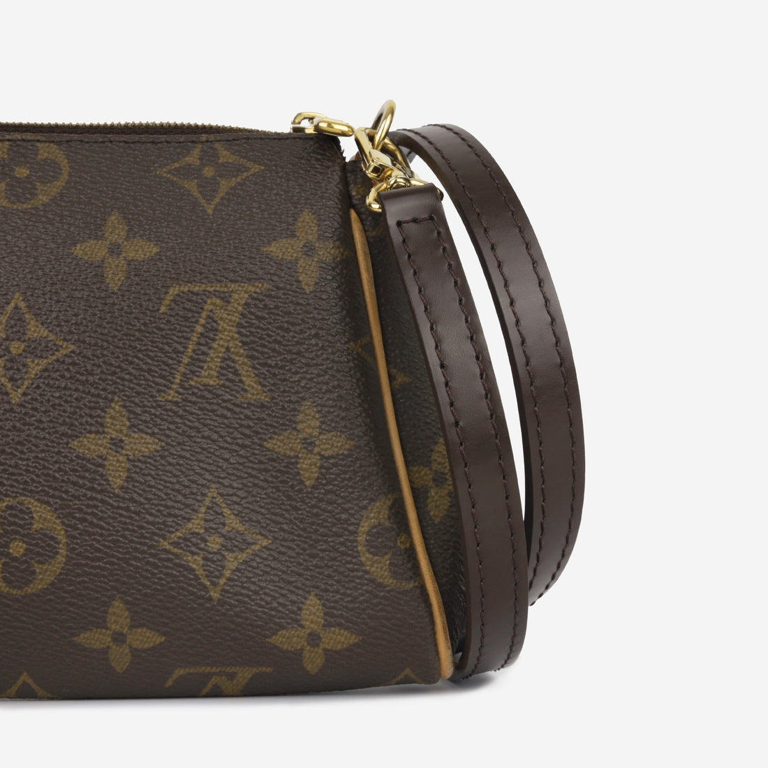 Louis Vuitton Eva clutch strap Brown Calfskin