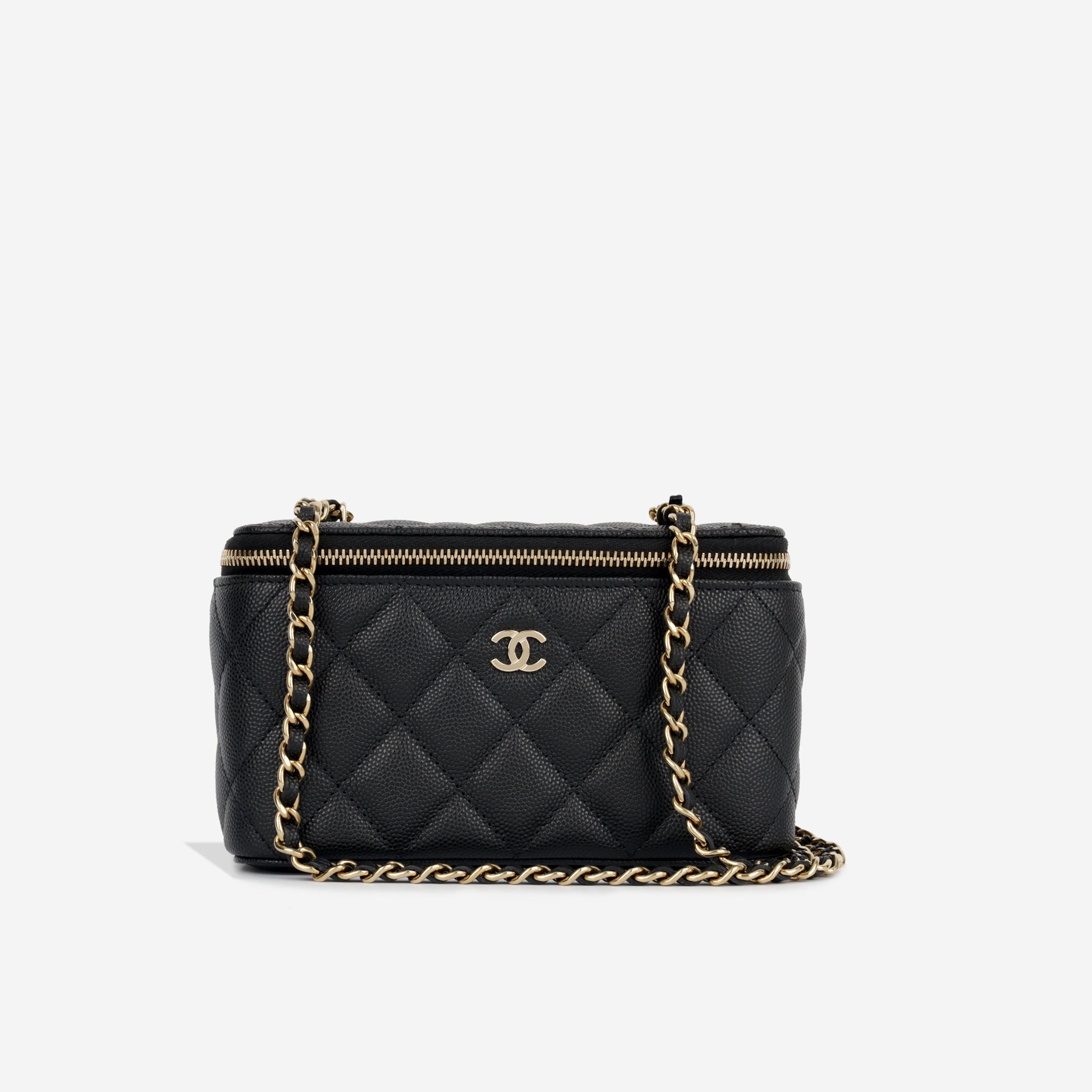 Chanel Small Vanity on Chain Pearl Crush