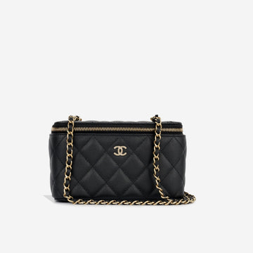 Chanel Small Vanity on Chain Pearl Crush