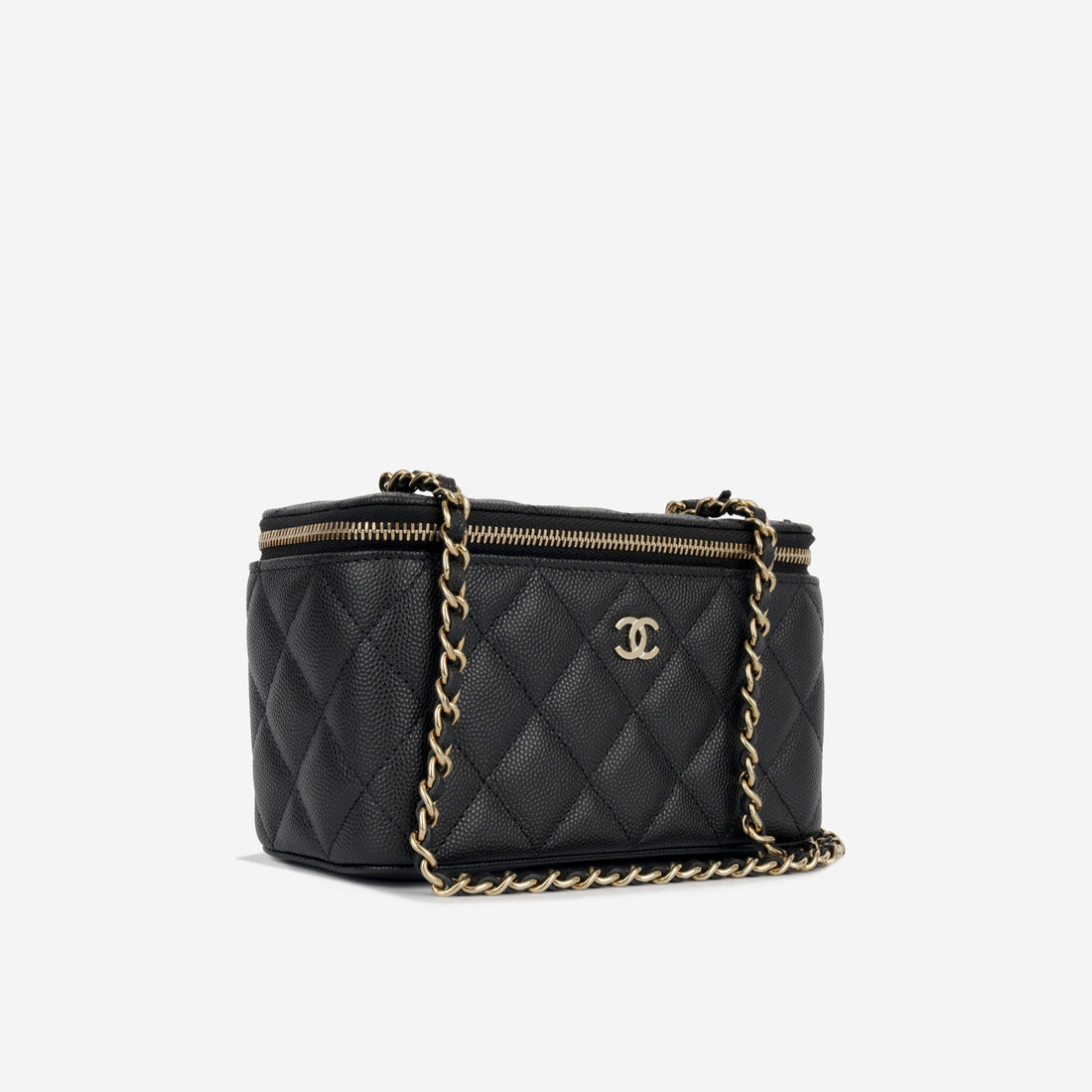 Chanel Small Vanity on Chain Pearl Crush