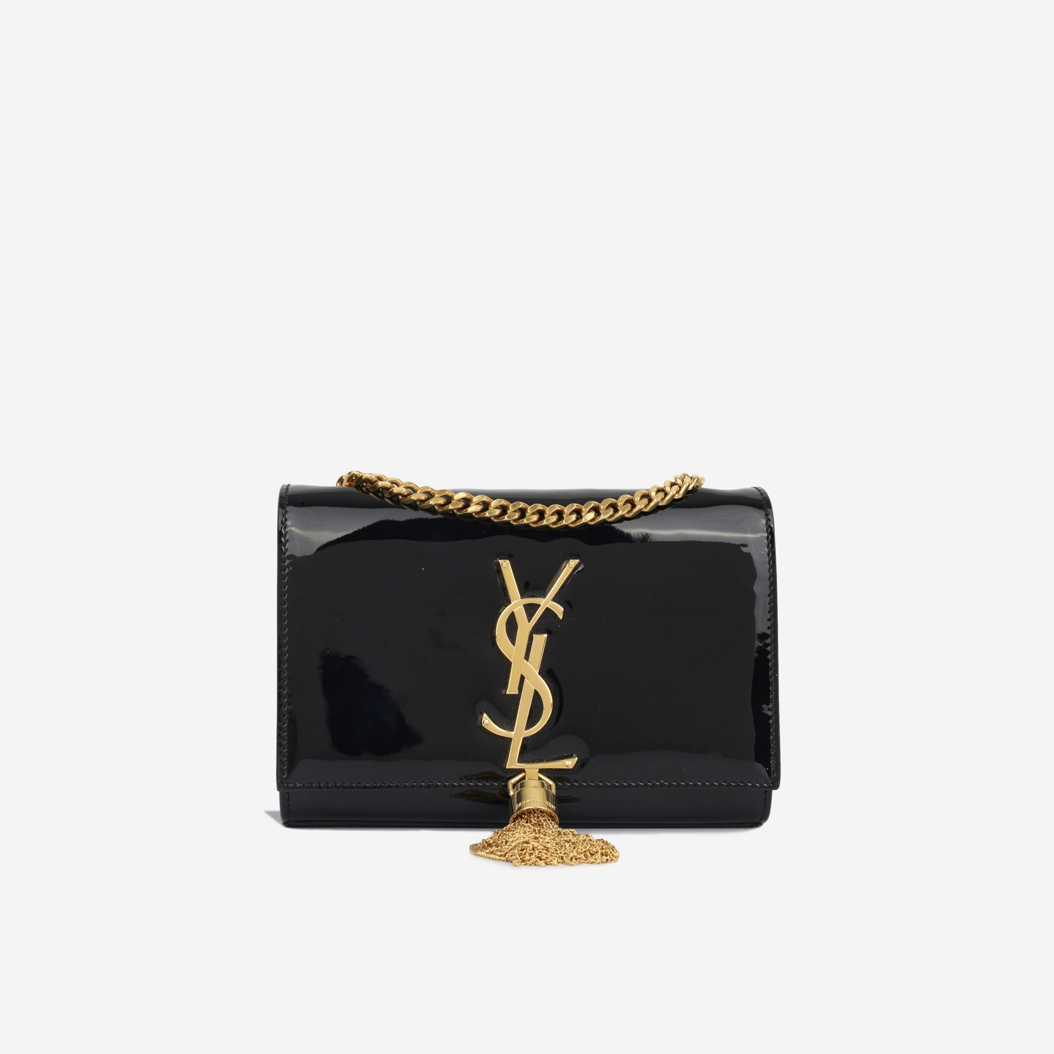 Yves Saint Laurent Mini Kate Tassel - Black Patent