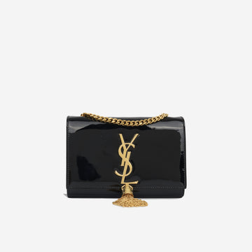 Yves Saint Laurent Mini Kate Tassel - Black Patent