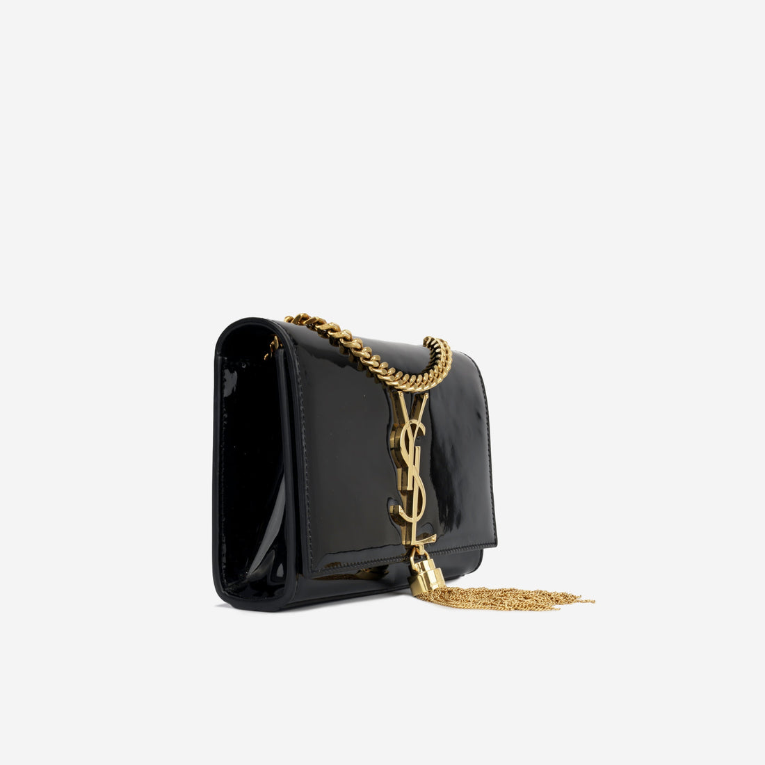 Yves Saint Laurent Mini Kate Tassel - Black Patent
