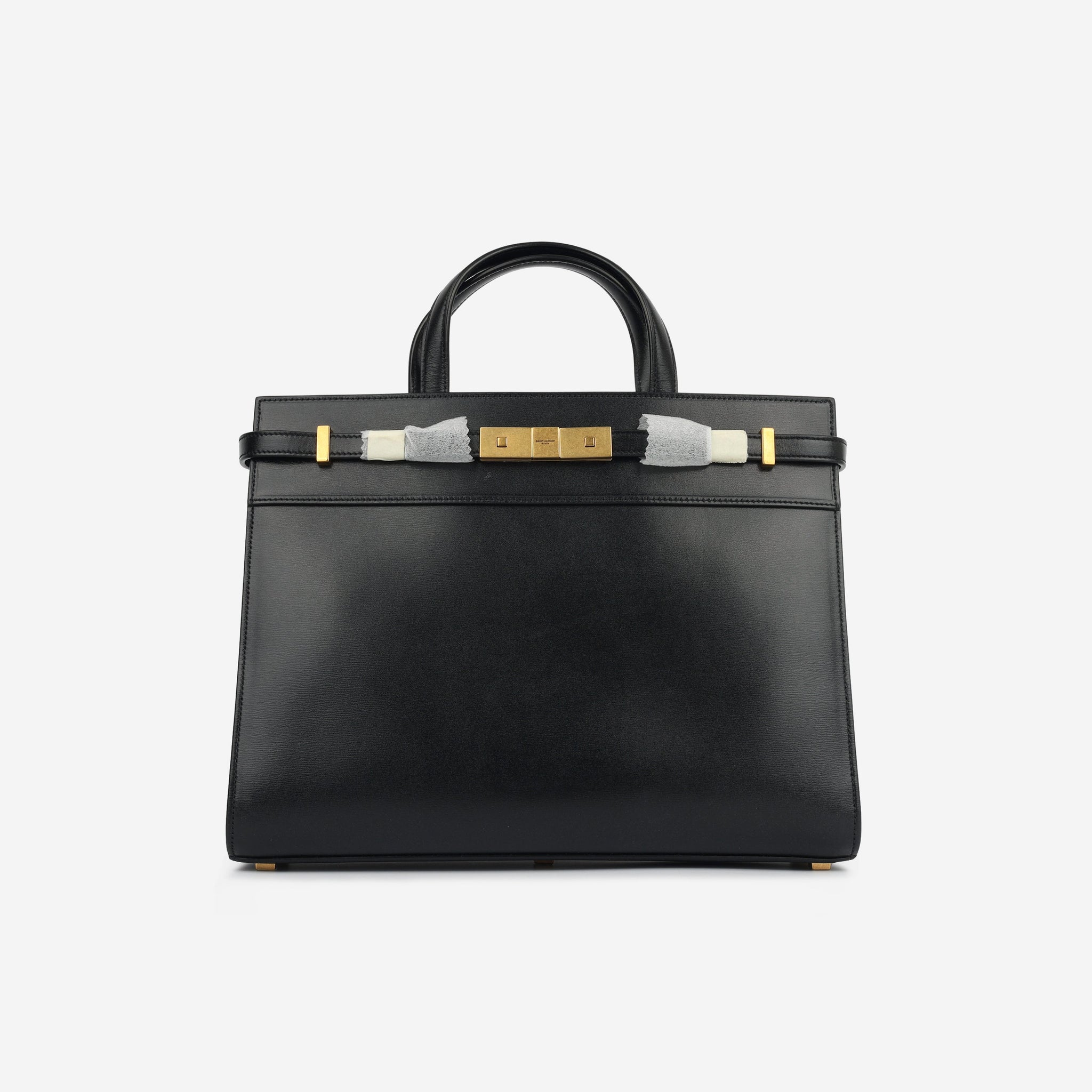 Yves Saint Laurent Small Manhattan Shopper - Black Calfskin