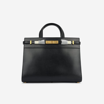 Yves Saint Laurent Small Manhattan Shopper - Black Calfskin