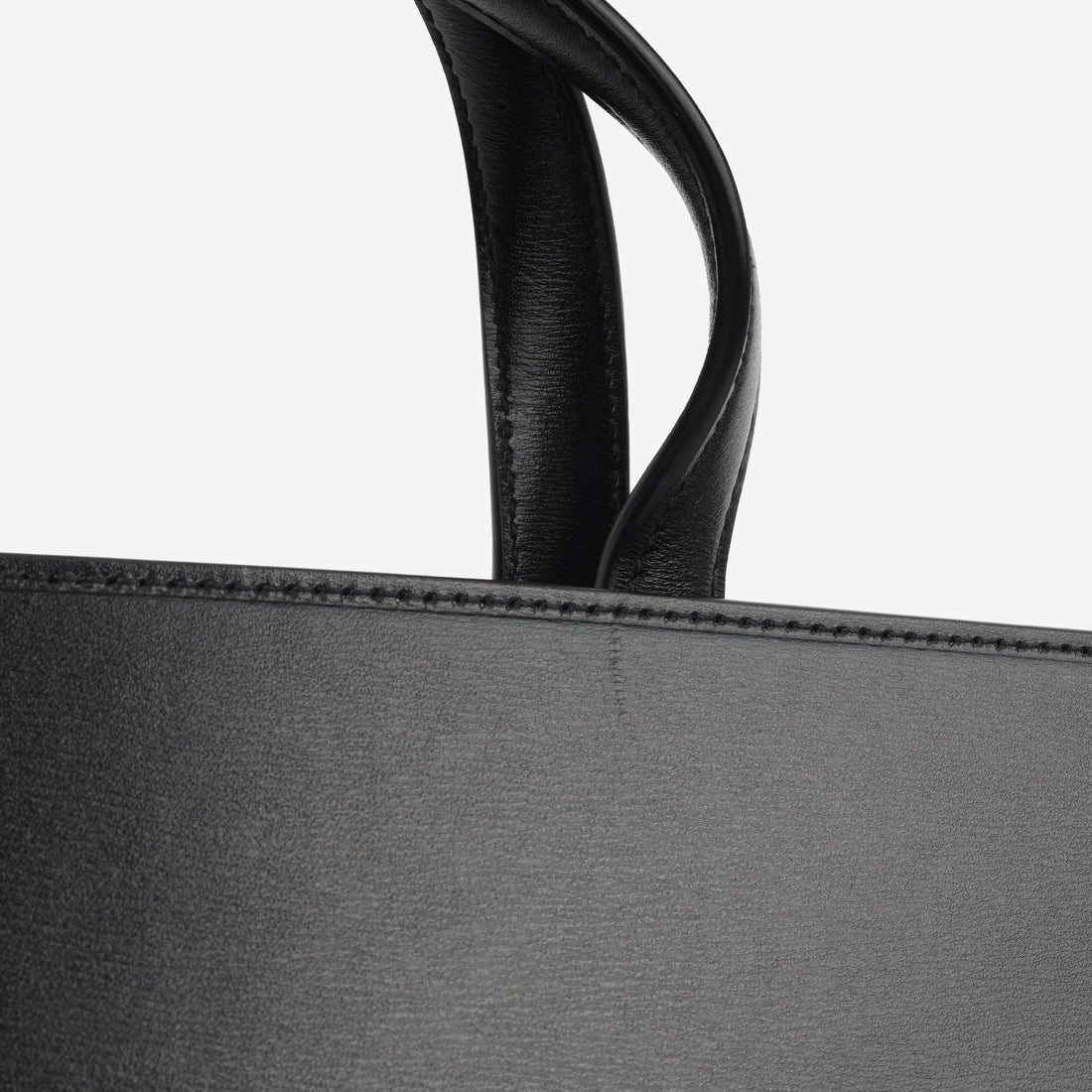 Yves Saint Laurent Small Manhattan Shopper - Black Calfskin