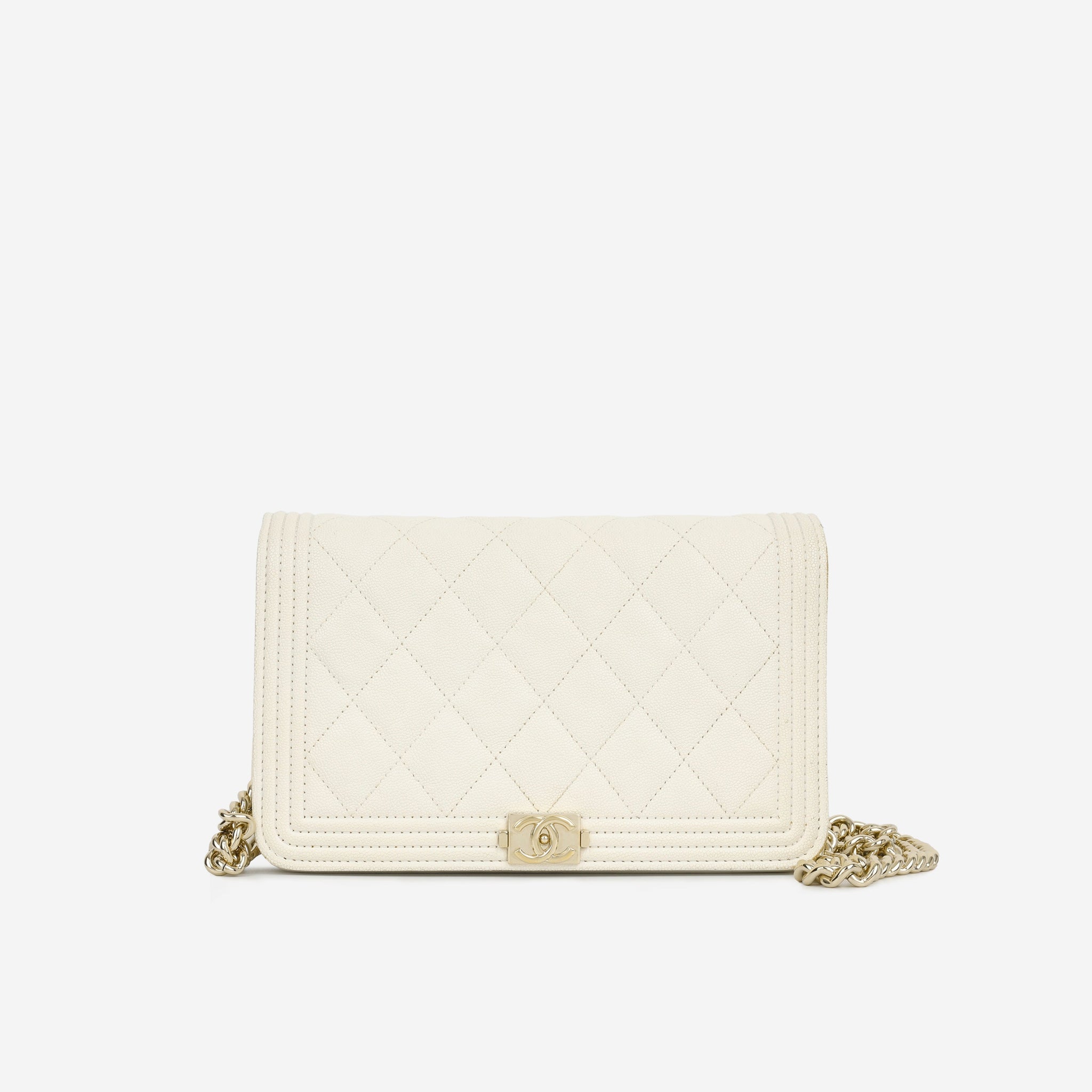 Chanel Boy WOC Ivory