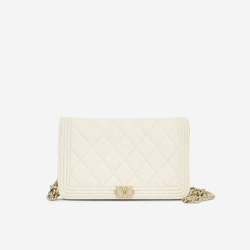 Chanel Boy WOC Ivory